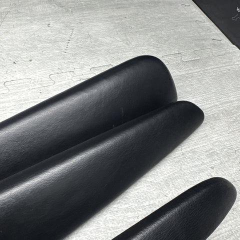 01-06 BMW OEM E46 M3 Coupe Trim Armrest Pads Set Black 8238622 *Notes*