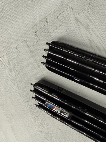 01-06 BMW E46 M3 Left Right Fender Vent Grilles Grills Trims Chrome Genuine OEM