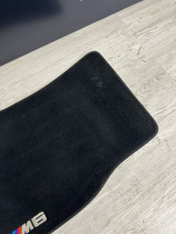 Used Genuine 2006-2010 BMW E63 E64 Carpets Floor Mats Black Front Only