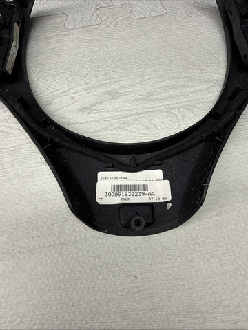 08-13 BMW E90 E92 E93 M3 Steering Wheel Trim Cover Black + Buttons *Peeling*