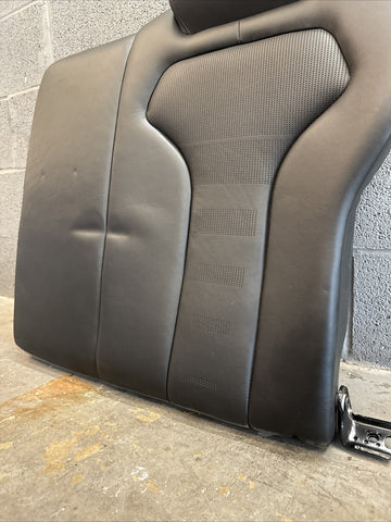 BMW F82 M4 Coupe 15-20 Left Rear Seats Black Leather Back Rest Backrest Seat