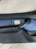96-02 BMW Z3 M Z3M Front Left Driver Door Card Panel Cover Trim Estoril Blue