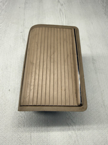 BMW 01-06 E46 325 330 M3 CENTER CONSOLE REAR STORAGE ASHTRAY ROLLUP TRAY BEIGE
