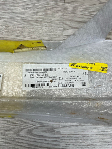 19 - 25 MERCEDES X290 GT63 AMG REAR BUMPER CARBON FIBER VALANCE A2908854002 OEM
