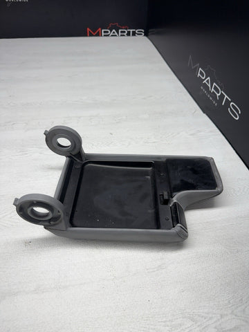 01-06 BMW E46 M3 Center Console Top Armrest Arm Rest Dove Grey Leather