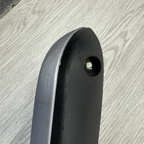 01-06 BMW OEM E46 M3 Brushed Aluminum/Black Vert Trim Armrest Left Driver Rear