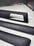 08-13 BMW E92 E93 M3 Interior Trim Set Carbon Leather OEM Genuine *4 Broken Tabs