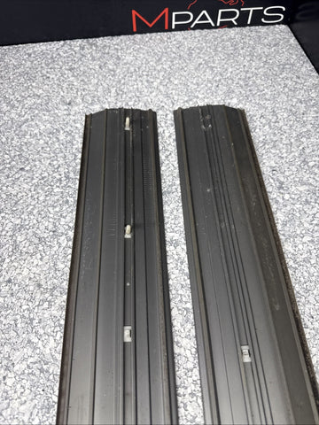 96-99 BMW E36 M3 Coupe / Convertible Door Sills Trims Pair Grey OEM