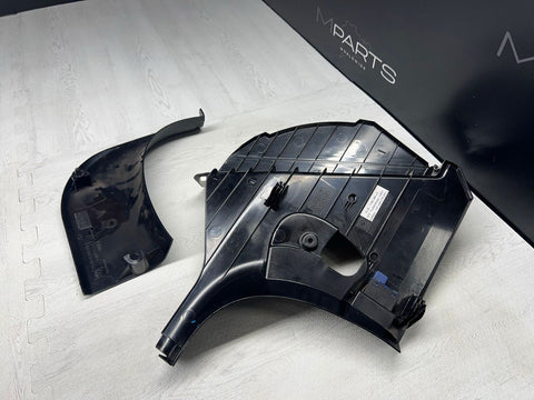 01-06 BMW E46 M3 BLACK DEAD PEDAL KICK PANELS COVERS 7902400