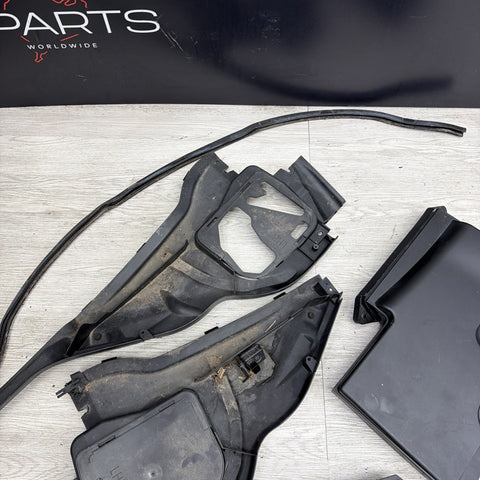 BMW E90 E92 E93 M3 08-13 Front Cabin Micro Filter Housings Covers Set *Tab*