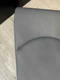 BMW 01-06 E46 M3 Coupe Rear Seat Back Rest Dove Grey Gray Leather Backrest Right