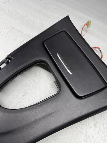 9-13 BMW M3 E92 E93 AUTOMATIC SHIFTER COVER BEZEL PANEL Black OEM 7903962 *notes