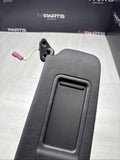 08-13 OEM BMW E92 328 335 M3 Coupe Right Passenger Sun Visor Black Felt