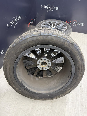 OEM 20" BMW Style 740M Wheels Rims w/2 Tires 2019+ G05 X5 G06 X6 Grey Machined
