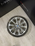 08-13 OEM BMW E90 E92 E93 M3 Rear 19” Wheel Rim Style 220M Silver 19x9.5 ET23
