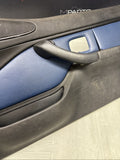 96-02 BMW Z3 M Z3M Front Passenger Right Door Card Panel Cover Trim Estoril Blue