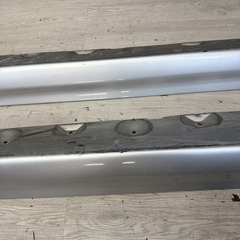 01-06 BMW E46 M3 Rocker Panel Side Skirts OEM Titanium Silver *Notes*