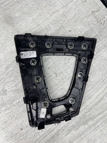 OEM Center Console Shifter Trim Dome Plate Alcantara BMW 15-20 F80 F82 F83 M3 M4