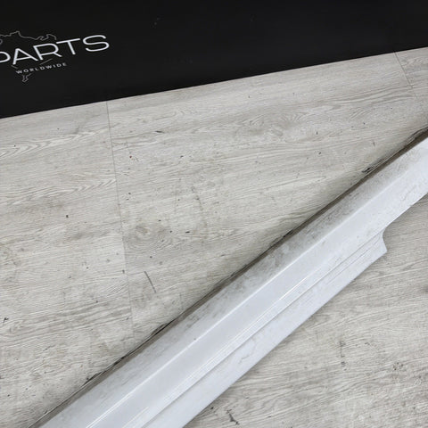 15-20 OEM BMW F82 F83 M4 Left Driver Side Skirt Rocker Panel Alpine White