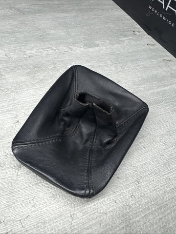 BMW E36 M3 Manual 5 Speed Gear Shift Knob OEM Boot Black Leather