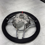 PORSCHE 991 GT3 991.2 GT 3 RS 997.2 BLK LEATHER PDK SHIFT STERRING WHEEL RED TOP