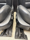 01-06 BMW E46 M3 Convertible Interior Front Non Heated Seats Black