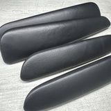 01-06 BMW OEM E46 M3 Coupe Trim Armrest Pads Set Black 8238622 *Notes*