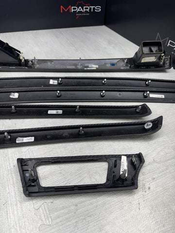 08-13 BMW E92 E93 M3 Interior Trim Set Carbon Leather OEM Genuine *Notes*