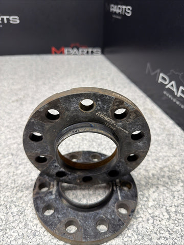 12.5MM Spacers No Bolts PAIR 5x120 BMW E & F SERIES ECS Tuning