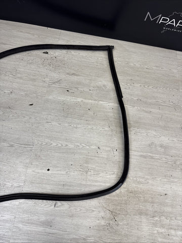 BMW E46 M3 01-06 Right Passenger Side Door Weather Strip Seal Black OEM *Notes*