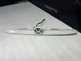 01-03 BMW E46 M3 Coupe Trunk Lid Grip Key Deck Handle Alpine White