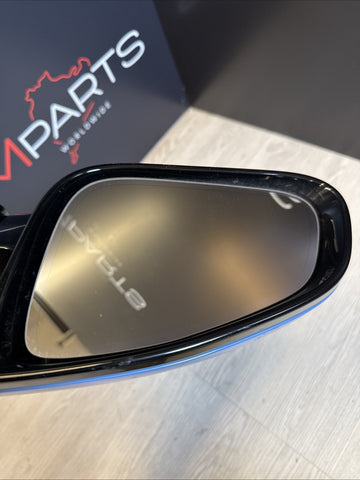 15-20 BMW F82 F83 M4 LEFT MIRROR / NO CAMERA / NO LANE ASSIST / YAS MARINA BLUE