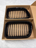 NEW BMW 97-99 E36 M3 Front Kidney Grilles Gloss Black Set