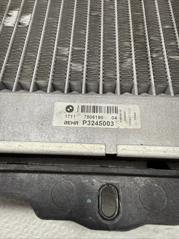 15-20 OEM BMW F80 F82 M2 M3 M4 S55 Left Secondary Aux Radiator Cooler + Bracket