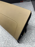 08-13 BMW E93 M3 CONVERTIBLE GLOVE BOX COMPARTMENT NOVILLO LEATHER BAMBOO