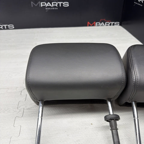 2001-2006 BMW E46 M3 Convertible Black Rear Headrests Head Rests Pair 64k Miles