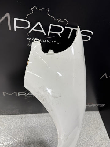 01-06 BMW E46 M3 Left Driver Fender Alpine White *Bent / Dent