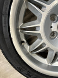 94-02 BMW E36 M3 Light Alloy Wheel Rim W/ Tire 17x7.5 ET41 Silver DS2 OEM