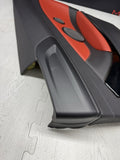 15-20 BMW F82 M4 COUPE REAR RIGHT TRIM PANEL CARD MERINO SAKHIR ORANGE