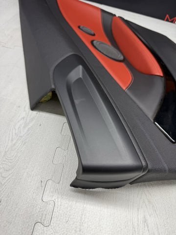 15-20 BMW F82 M4 COUPE REAR RIGHT TRIM PANEL CARD MERINO SAKHIR ORANGE