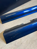 01-06 BMW E46 M3 Rocker Panel Side Skirts Pair OEM Blue