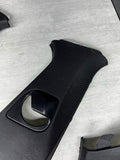 A B C Pillar Column Cover Trim Set Black OEM BMW 18-23 G01 F97 X3 X3M