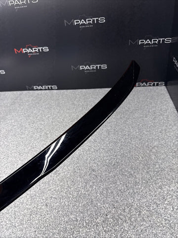 21-26 BMW G82 M4 Coupe Rear Trunk Lip Spoiler Gloss Black 8074910 OEM *Damage