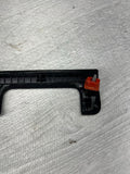 01-06 BMW E46 M3 Alcantara Black Center Dash Dashboard Trims 8196103 Set Of 3