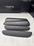 01-06 BMW OEM E46 M3 Coupe Trim Armrest Pads Set Black 8238622