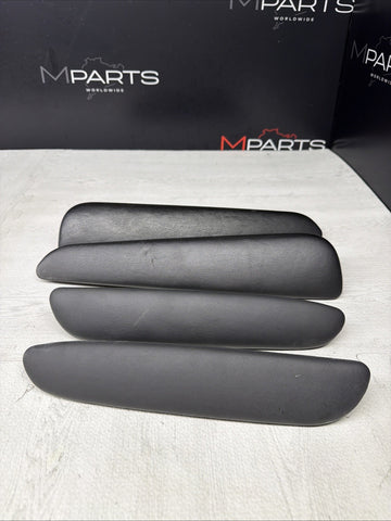01-06 BMW OEM E46 M3 Coupe Trim Armrest Pads Set Black 8238622