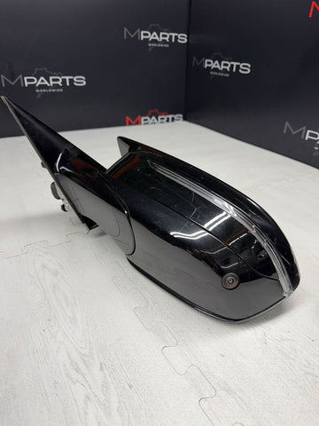21-26 BMW G80 M3 Sedan Left Side Door Mirror W/ Camera Black Gloss *Broken Base