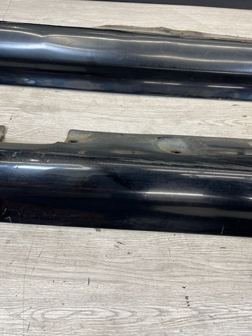 01-06 BMW E46 M3 Rocker Panel Side Skirts OEM Carbon Black *Notes*