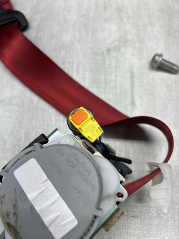 15-24 Porsche Macan Seat Belts Seatbelts Strap Red Set