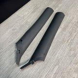98-02 BMW Z3 M Roadster Front Interior A- Pillar Column Covers Trim Gray